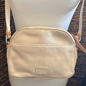Radley London beige leather crossbody bag